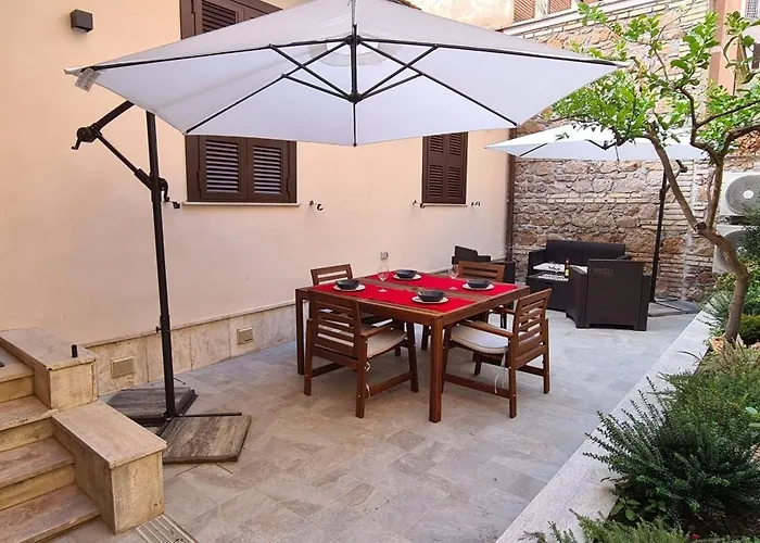Trastevere Incantevole Con Patio Esterno Privato