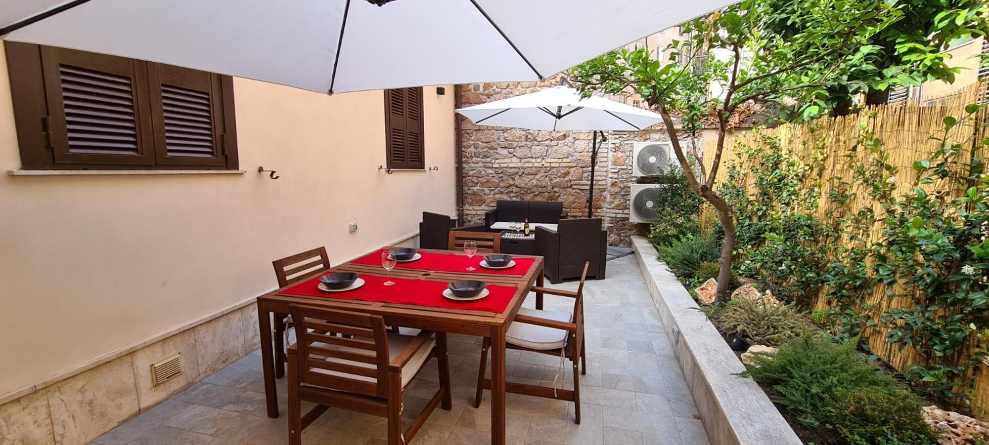 Trastevere Incantevole Con Patio Esterno Privato Apartment *